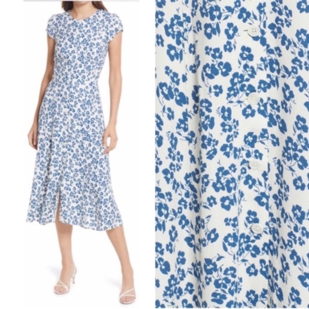 Reformation Fauna Dress Milanesa Size 2P